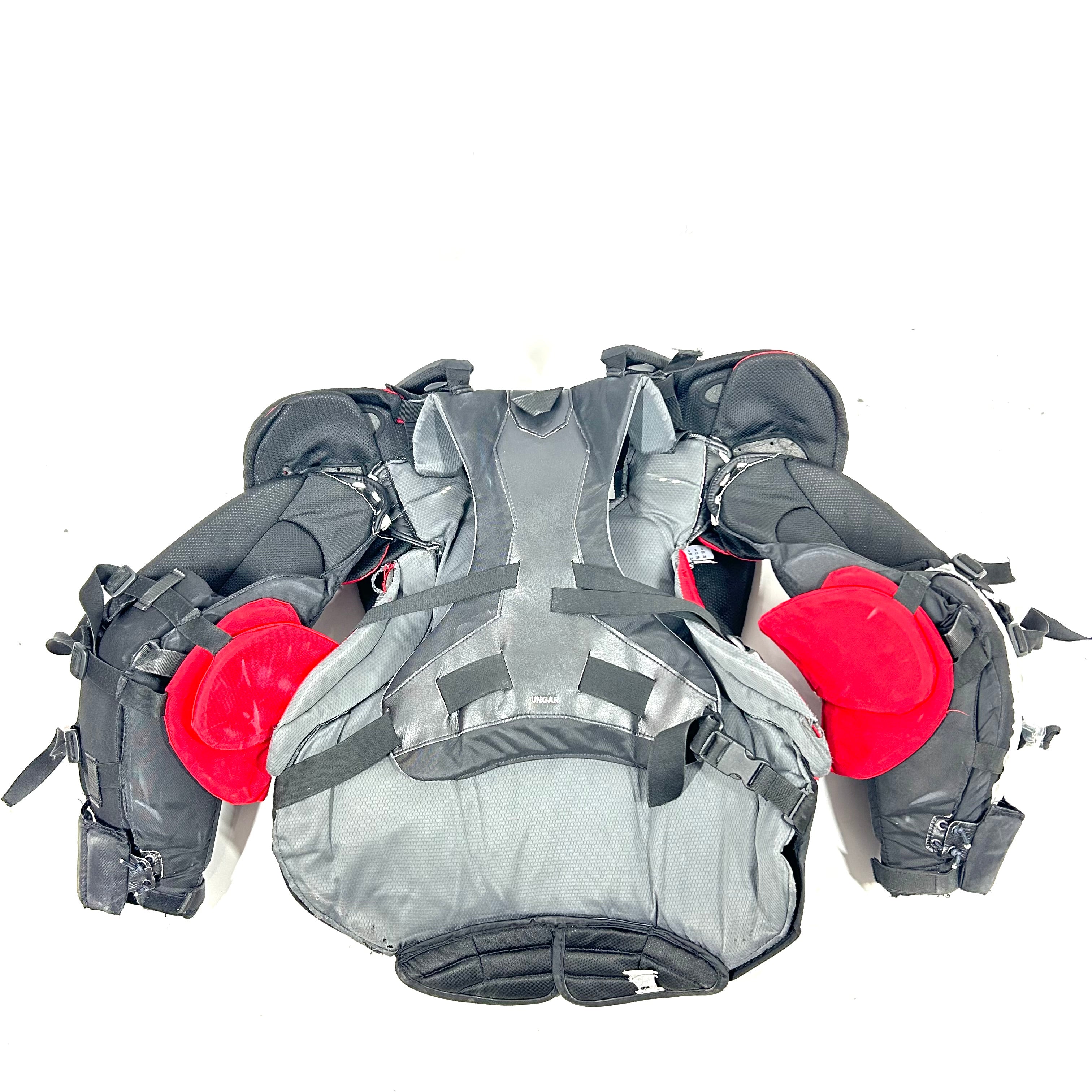 Bauer Pro Series - Plastron de gardien de but Pro Stock d'occasion (noir/rouge)